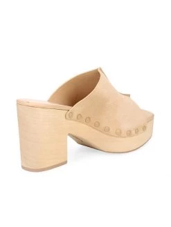 Sam Edelman Josselyn Leather Platform Clog Mules Whiskey -JOANNA BUCHANAN Sales unnamed file 840