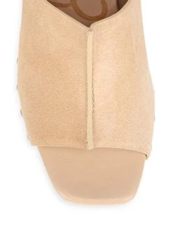 Sam Edelman Josselyn Leather Platform Clog Mules Whiskey -JOANNA BUCHANAN Sales unnamed file 841