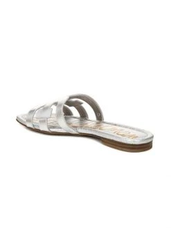Sam Edelman Bay Metallic Leather Slides -JOANNA BUCHANAN Sales unnamed file 855