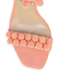 Sam Edelman Luella Embellished Suede Sandals Canyon Clay -JOANNA BUCHANAN Sales unnamed file 866