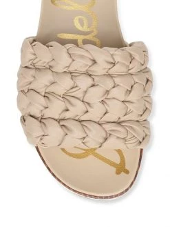 Sam Edelman Ainslie Braided Slide Sandals Desert Beige -JOANNA BUCHANAN Sales unnamed file 873