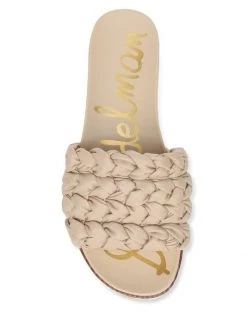 Sam Edelman Ainslie Braided Slide Sandals Desert Beige -JOANNA BUCHANAN Sales unnamed file 874