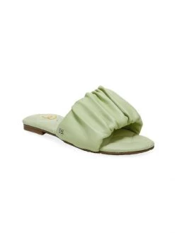 Sam Edelman Little Girl's & Girl's Briar Mini Faux Leather Slides For Kids Pistachio -JOANNA BUCHANAN Sales unnamed file 895
