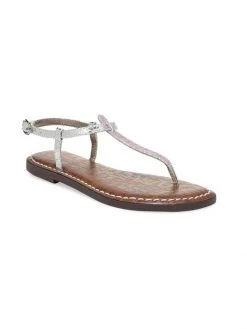 Sam Edelman Little Girl's & Girl's Gigi Mini Faux Leather T-Strap Sandals For Kids