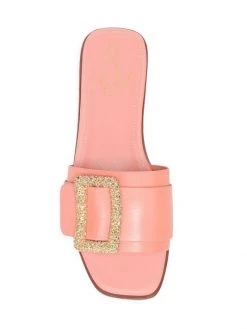 Sam Edelman Inez 3 Leather Slides -JOANNA BUCHANAN Sales unnamed file 906