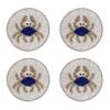 JOANNA BUCHANAN Crab 4-Piece Coaster Set