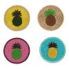JOANNA BUCHANAN Pineapple 4-Piece Coaster Set